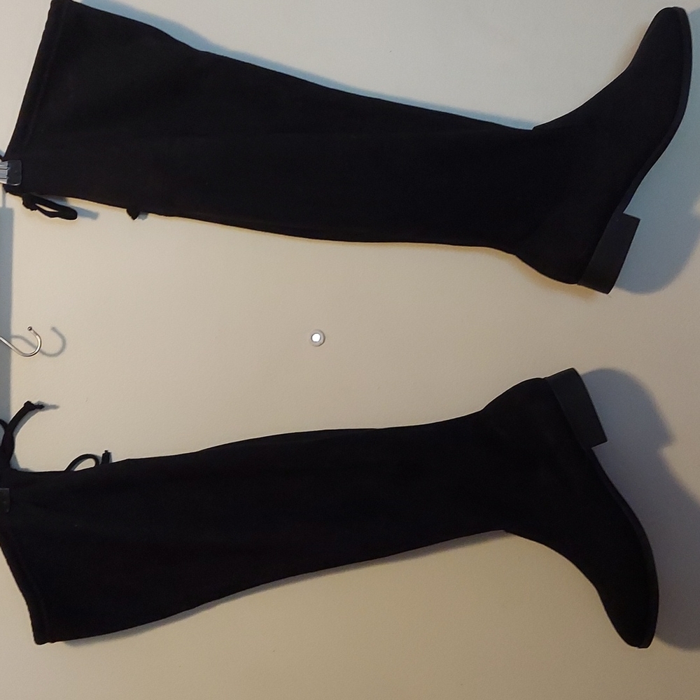 Time & Tru faux suede over the knee boots